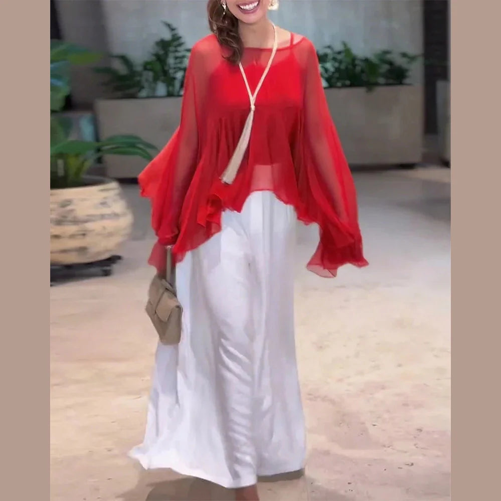 blusa gilma - transmite fuerza y elegante