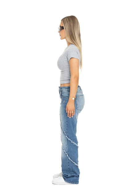 MÍA™ | JEANS AZUL DENIM PARA MUJER