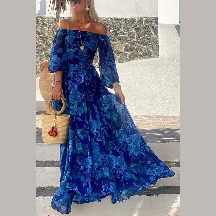 vestido cielo - sofisticacion bajo el sol