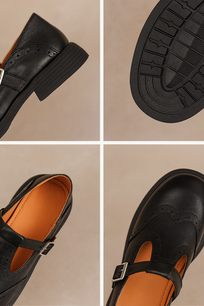 LOS MOCASINES DE CUERO DONNA