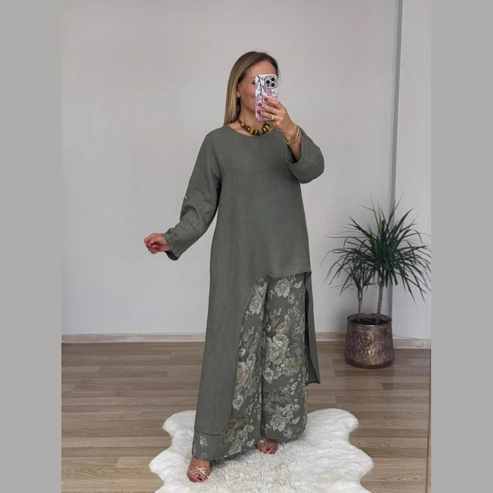 Conjunto de Dos Piezas Chara™ - Disfruta de la suavidad de un tejido sedoso