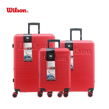 SET VALIJAS ABS ROJO 20"24"28" WLS