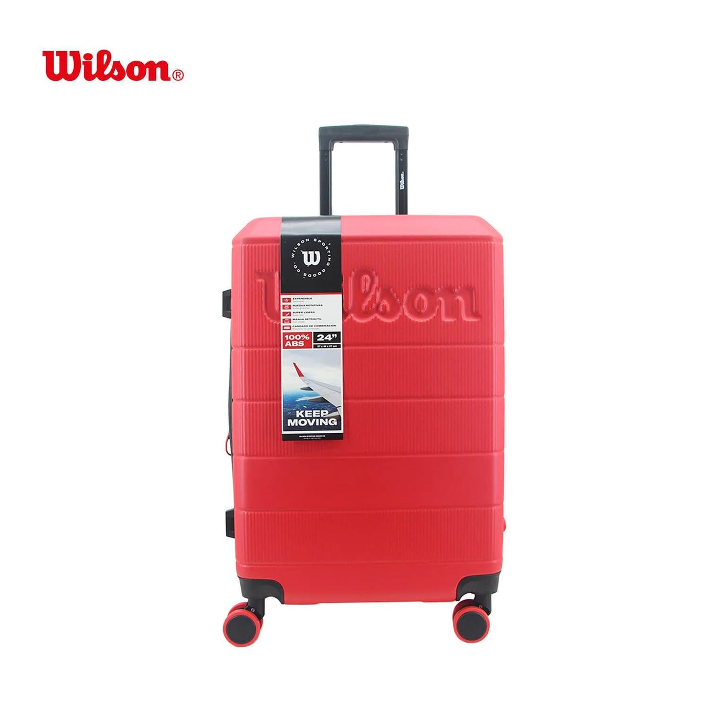 SET VALIJAS ABS ROJO 20"24"28" WLS