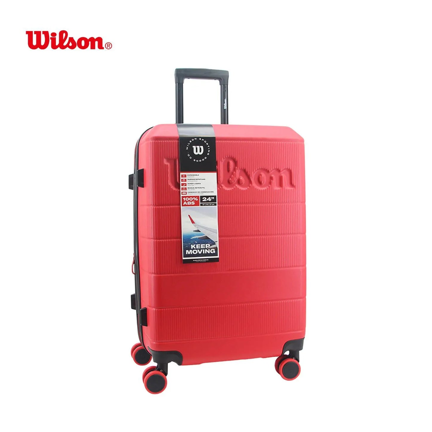 SET VALIJAS ABS ROJO 20"24"28" WLS