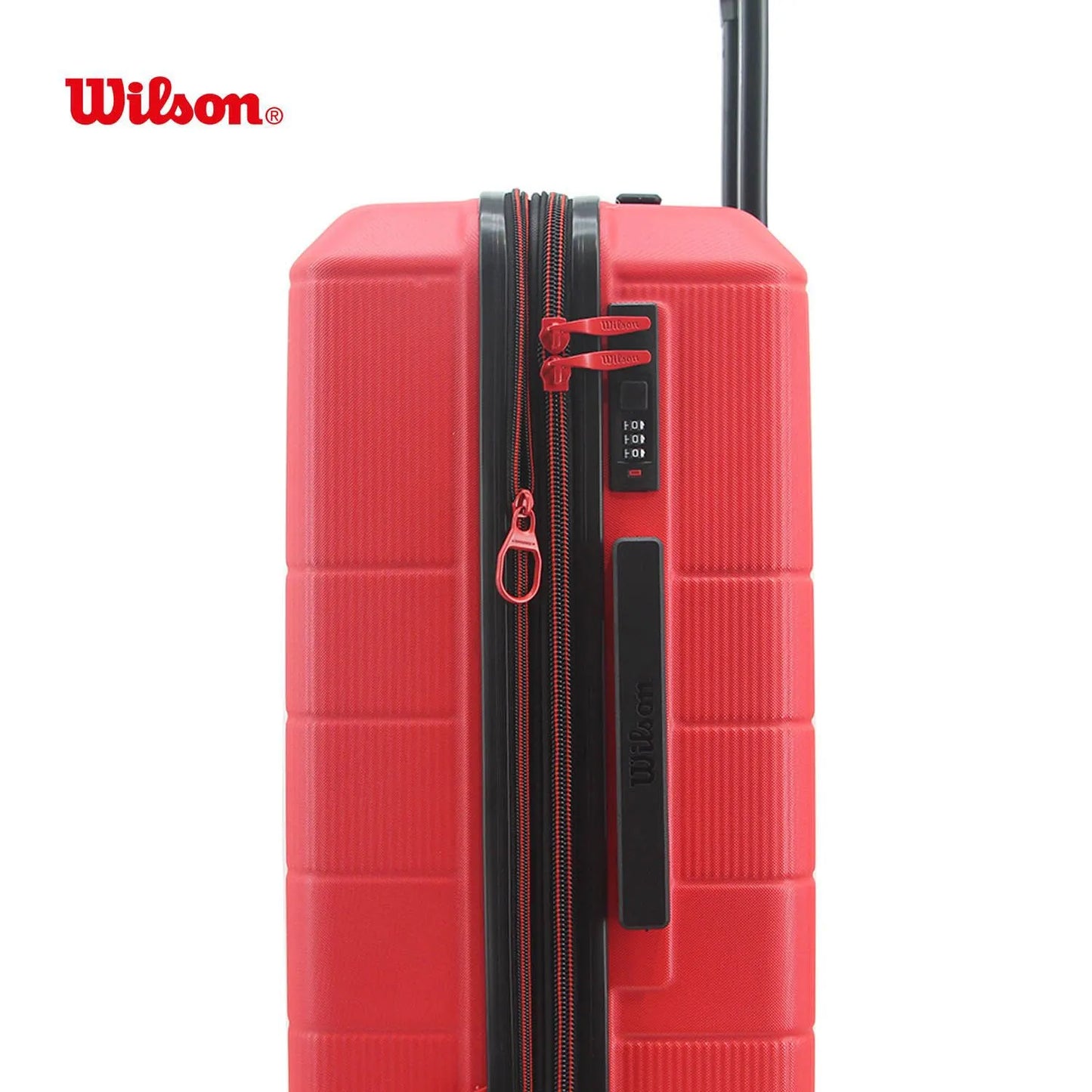 SET VALIJAS ABS ROJO 20"24"28" WLS