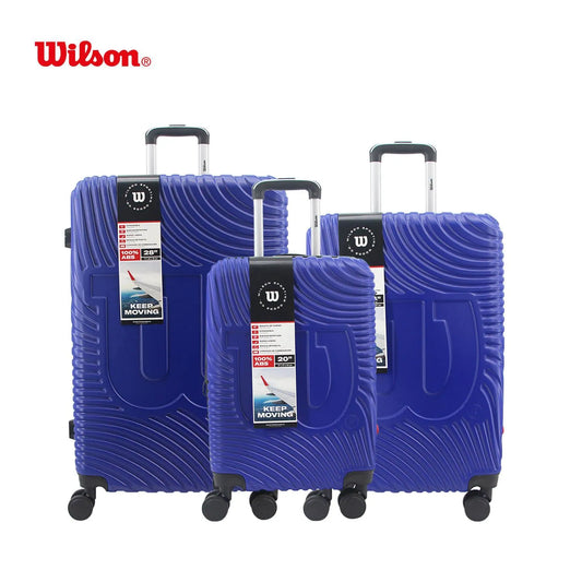 SET VALIJAS ABS AZUL 20"24"28" WLS
