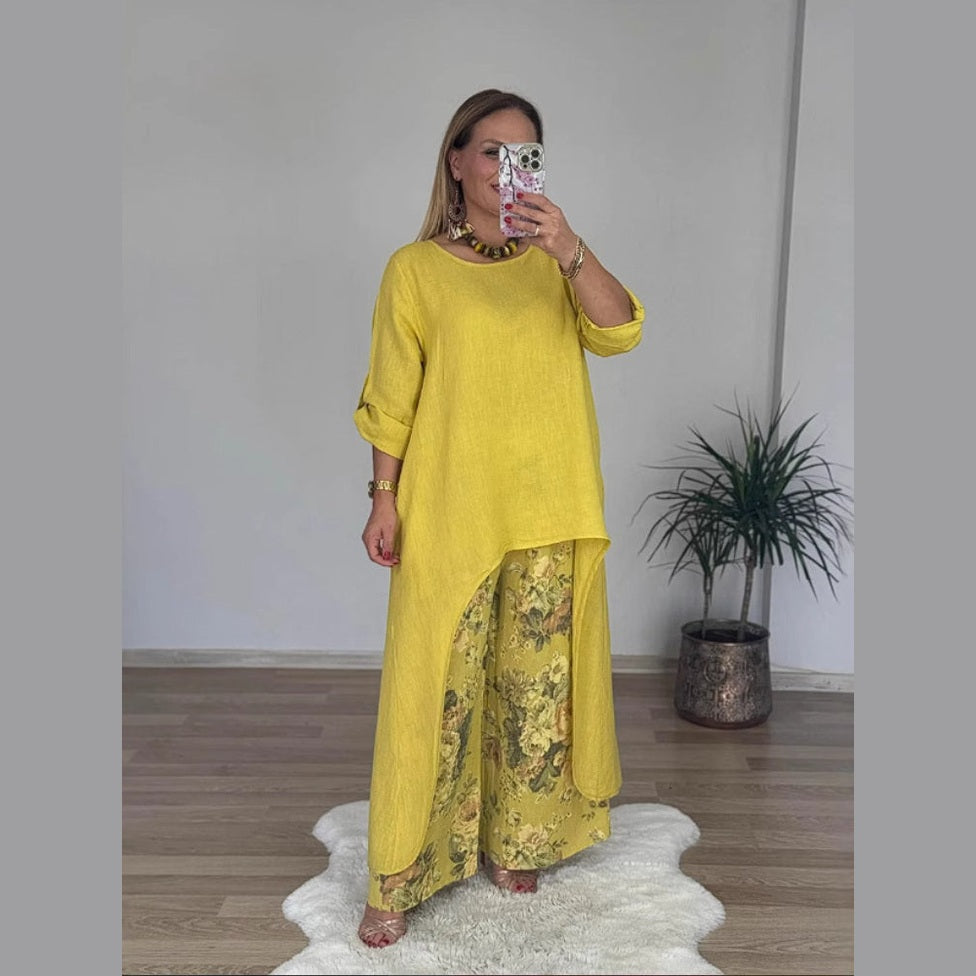 Conjunto de Dos Piezas Chara™ - Disfruta de la suavidad de un tejido sedoso