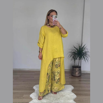 Conjunto de Dos Piezas Chara™ - Disfruta de la suavidad de un tejido sedoso