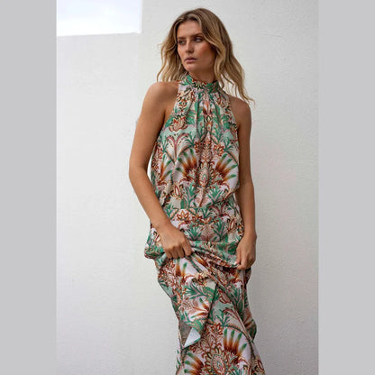 Conjunto estampado boho-chic - frescura, estilo y comodidad