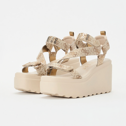 Sandalias de Cuña Guees - Permite un ajuste rápido, fácil y seguro.