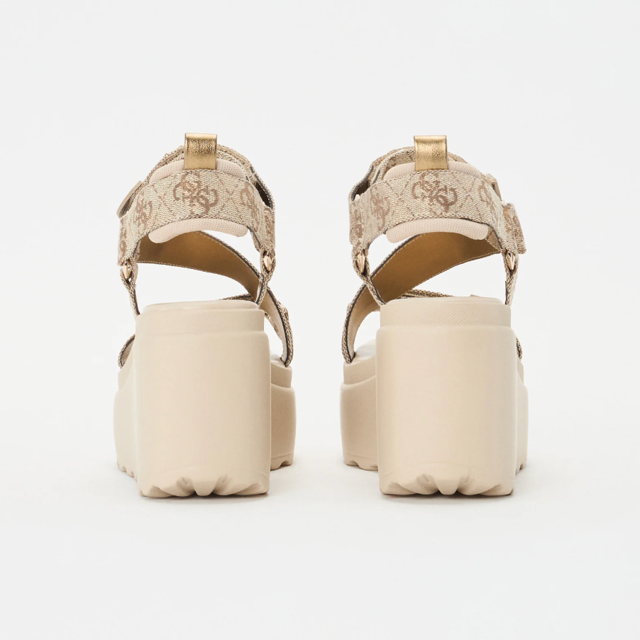 Sandalias de Cuña Guees - Permite un ajuste rápido, fácil y seguro.