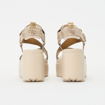 Sandalias de Cuña Guees - Permite un ajuste rápido, fácil y seguro.