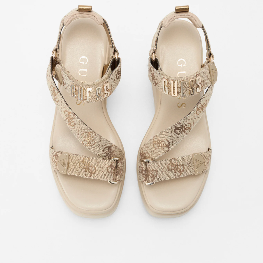 Sandalias de Cuña Guees - Permite un ajuste rápido, fácil y seguro.