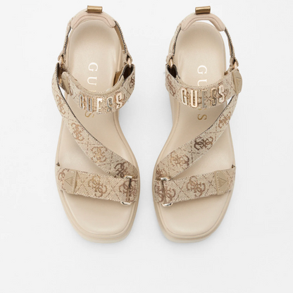 Sandalias de Cuña Guees - Permite un ajuste rápido, fácil y seguro.