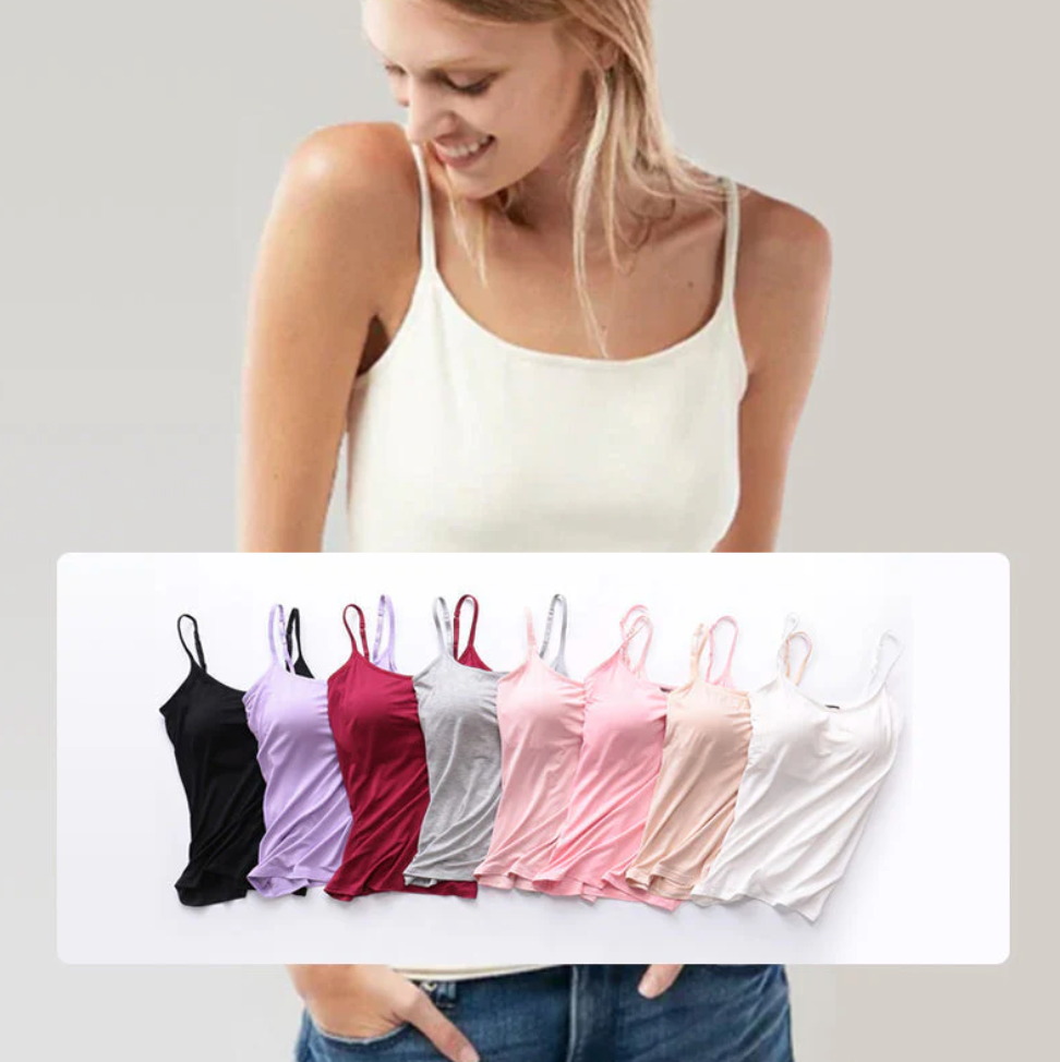 Top con sujetador integrado - Hecho con un tejido transpirable