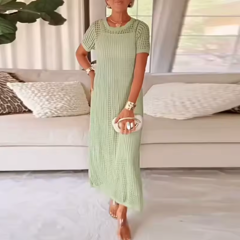 Set de Vestido de Dos Piezas - Tejido Premium