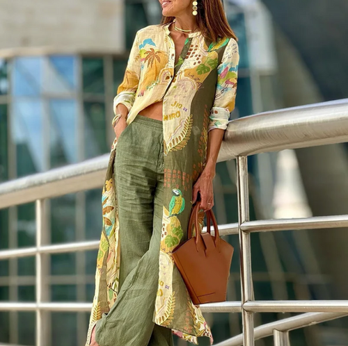 Conjunto de lino Marbel