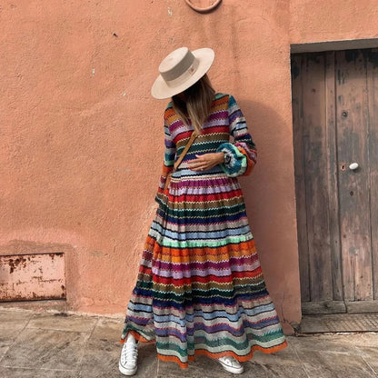 vestido isabella - una explosion de color y estilo