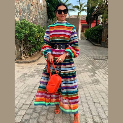 vestido isabella - una explosion de color y estilo