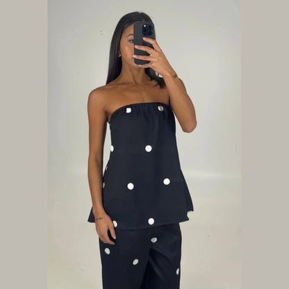 conjunto elvira - elegancia con un toque divertido