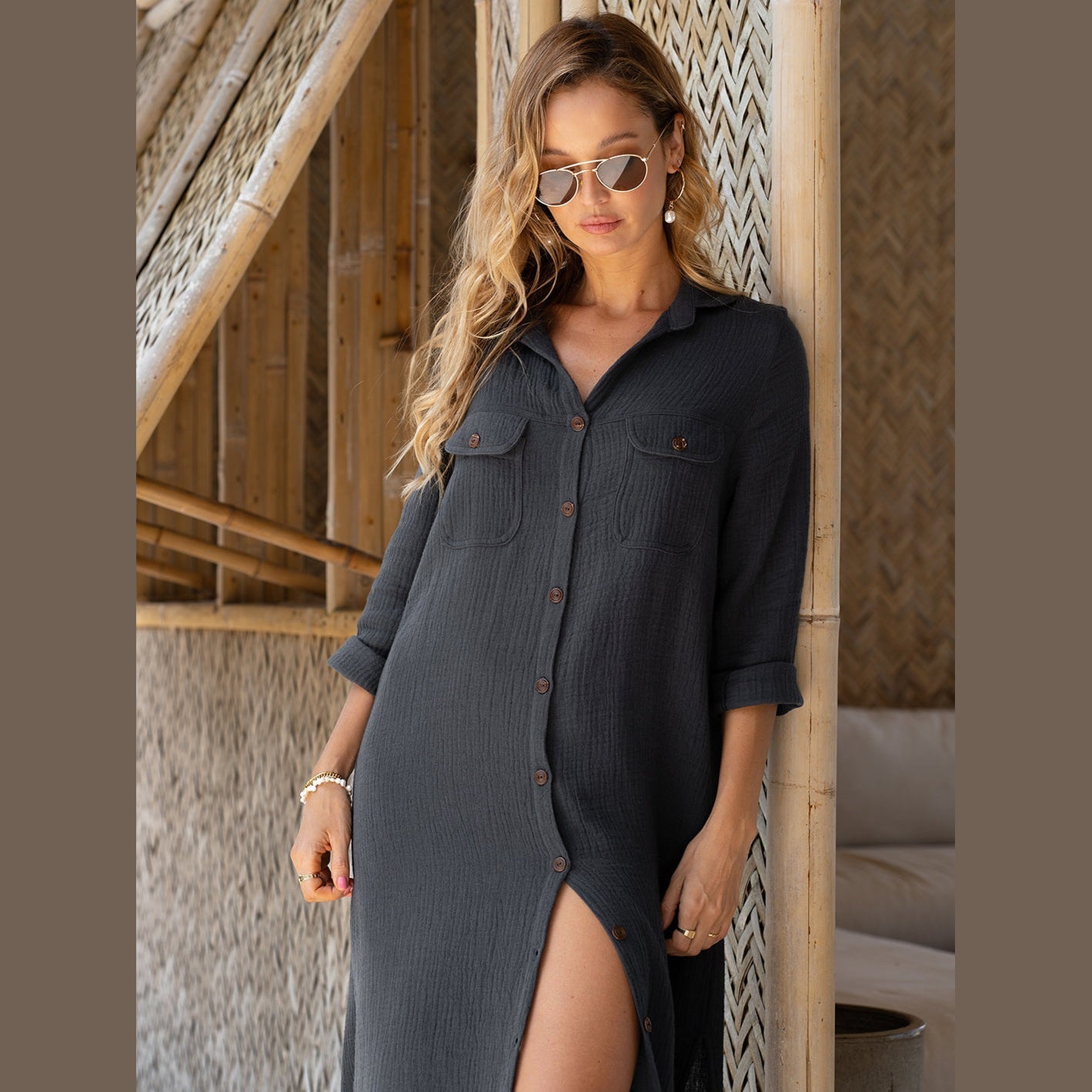 Vestido Camisero Valentina: ¡Un Clásico Sostenible para Tu Día a Día!