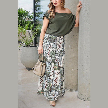 Conjunto Romina - Elegancia Relajada para tus Días de Vacaciones