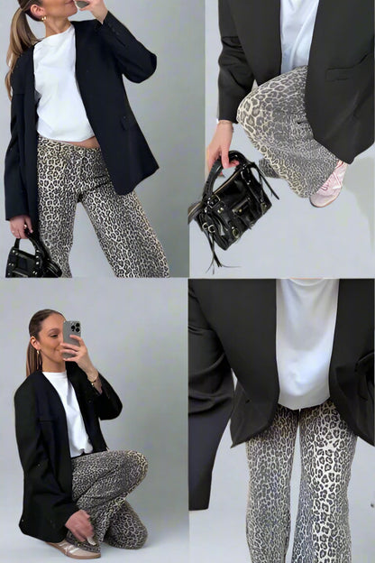 EL DENIM CON ESTAMPADO DE LEO