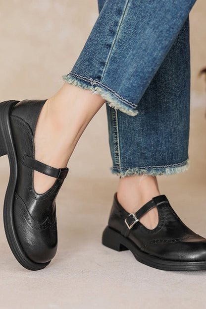 LOS MOCASINES DE CUERO DONNA