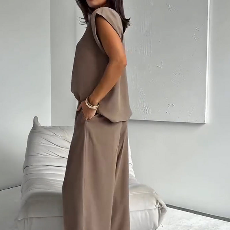 Conjunto de Dos Piezas - Estilo Versátil y Fácil de Combinar