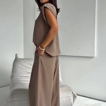 Conjunto de Dos Piezas - Estilo Versátil y Fácil de Combinar