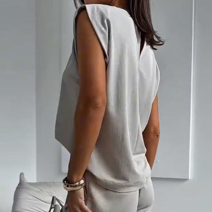 Conjunto de Dos Piezas - Estilo Versátil y Fácil de Combinar