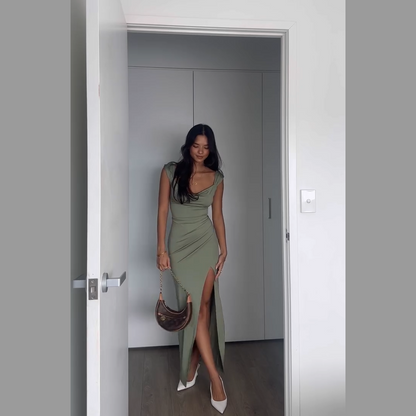 vestido esmeralda - destacar de forma natural y sin esfuerzo