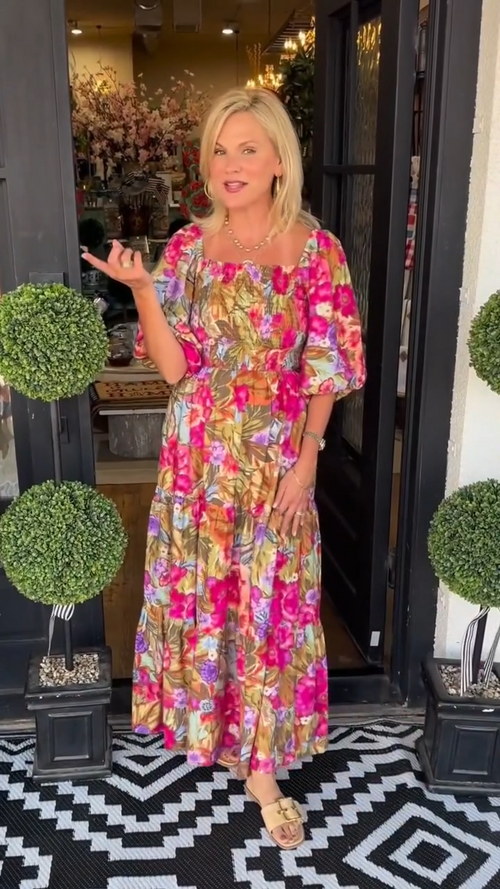 vestido cecilia - respira alegria y frescura