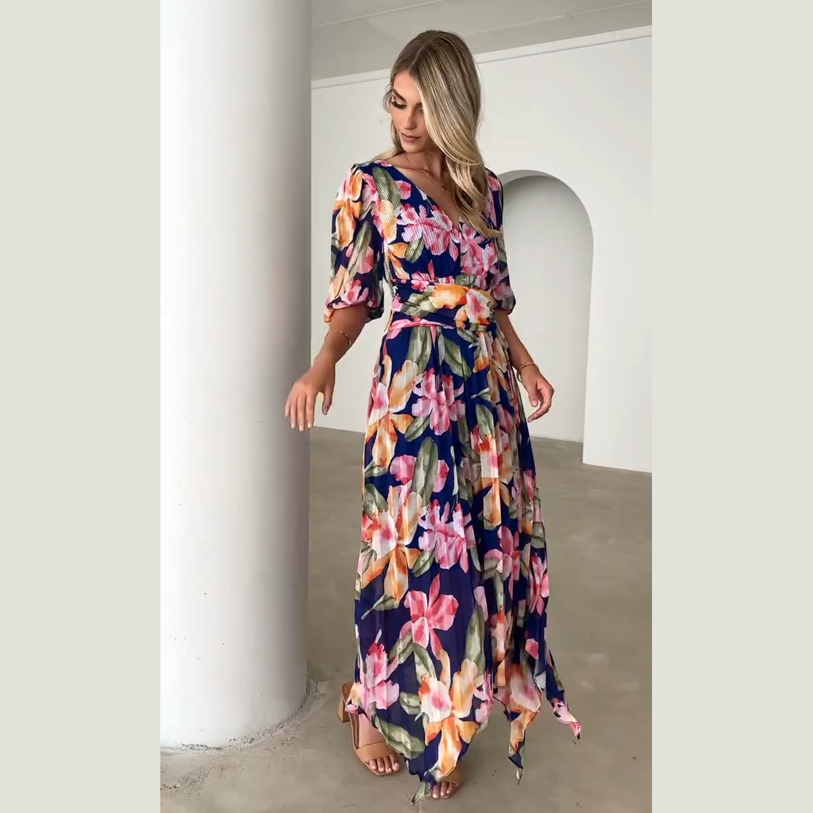 vestido florinda - movimiento y elegancia