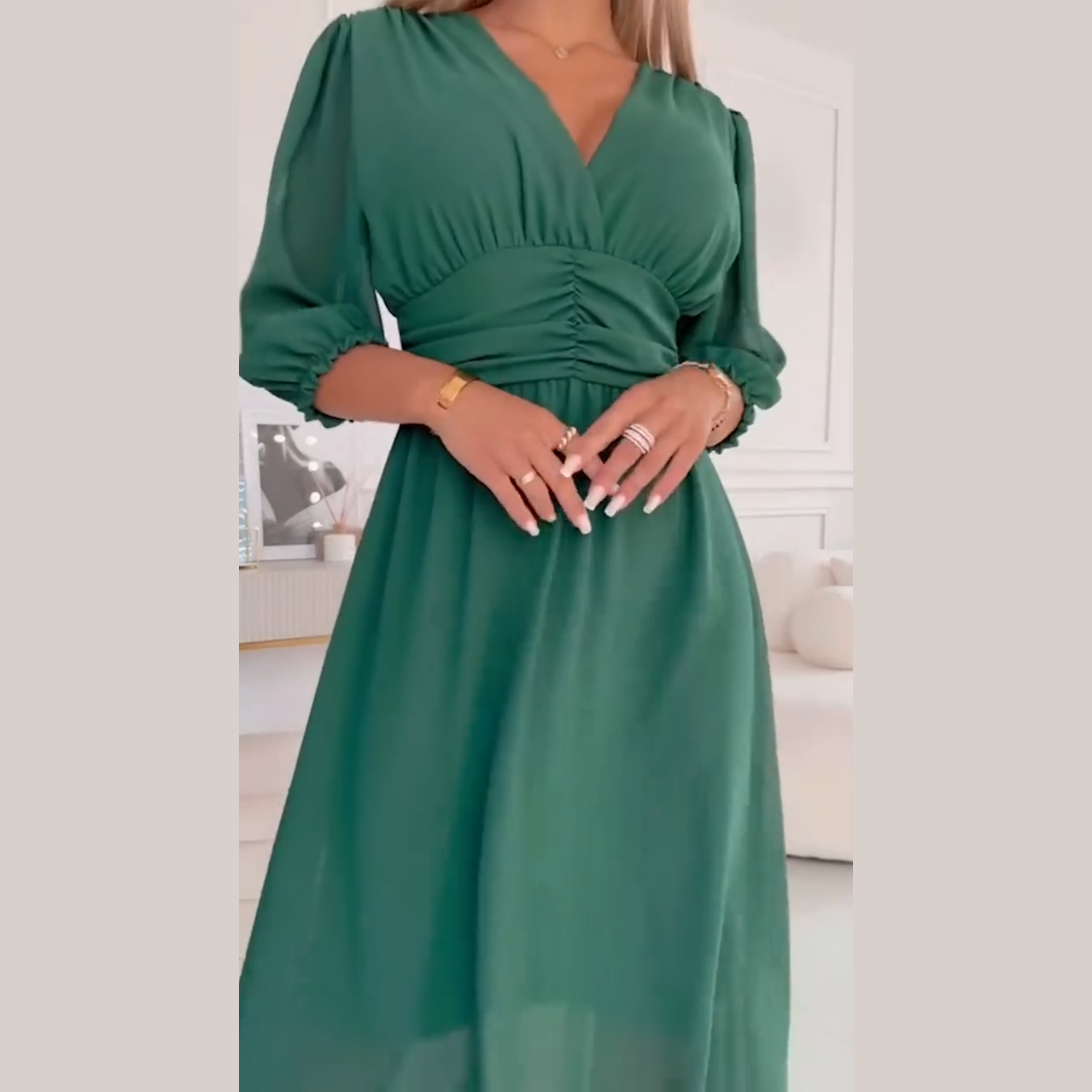 vestido isabella - irradia elegancia y frescura