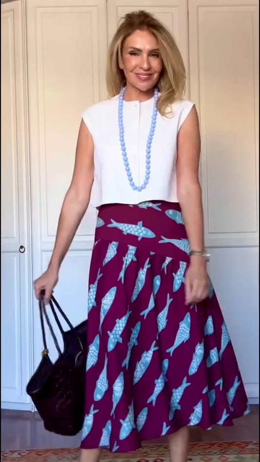 falda paola - alegre y diferente un toque diferente