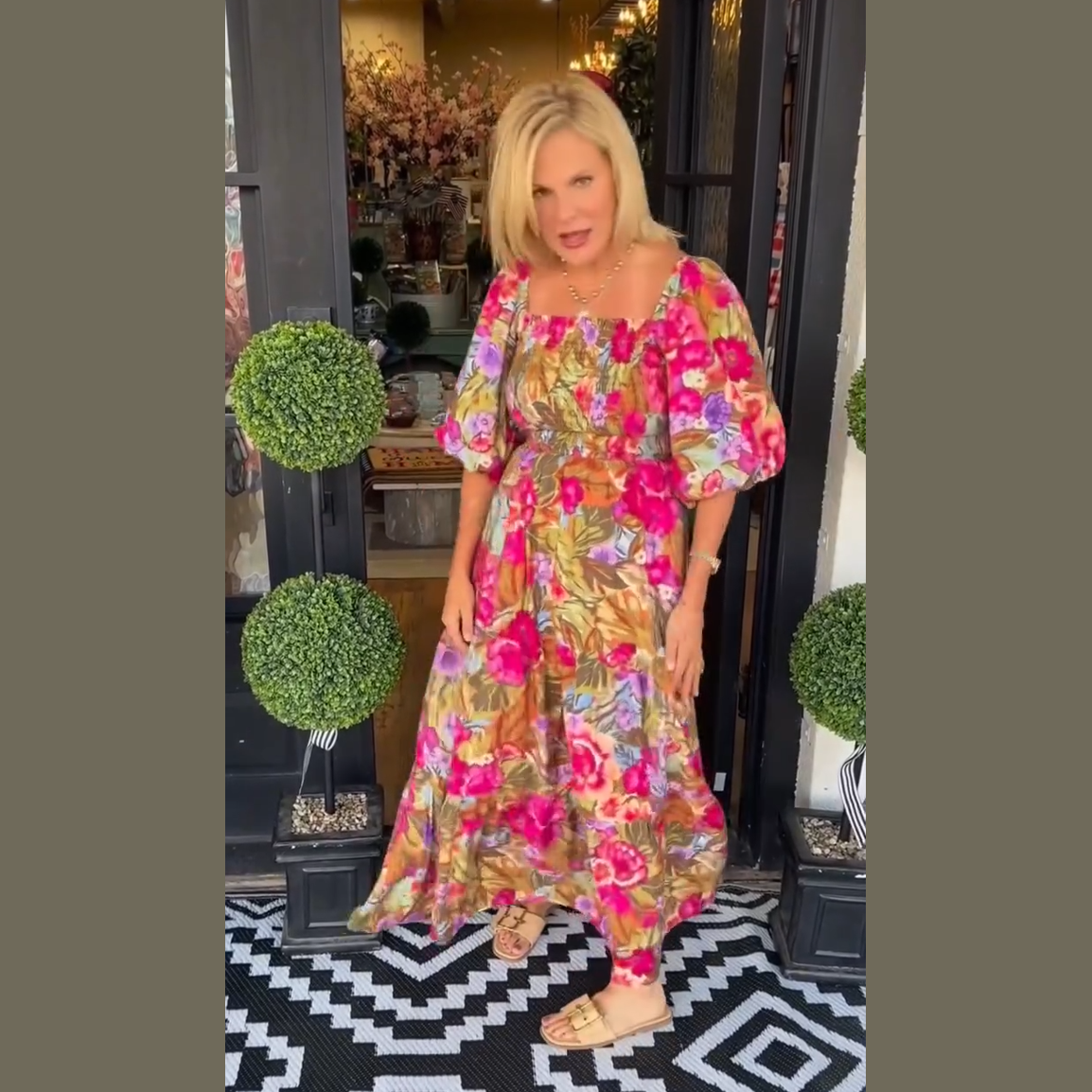 vestido cecilia - respira alegria y frescura