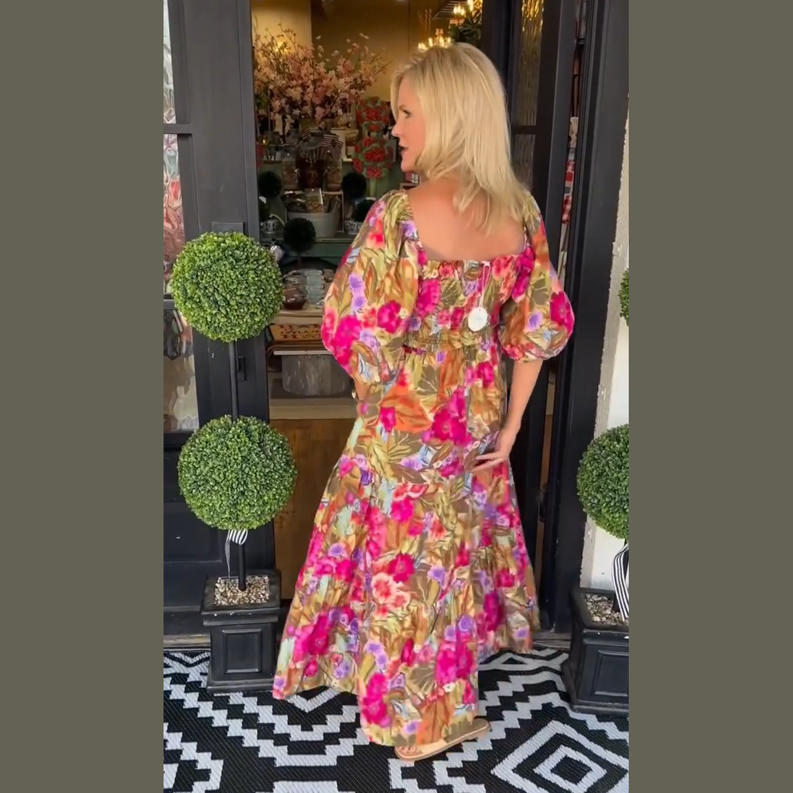 vestido cecilia - respira alegria y frescura