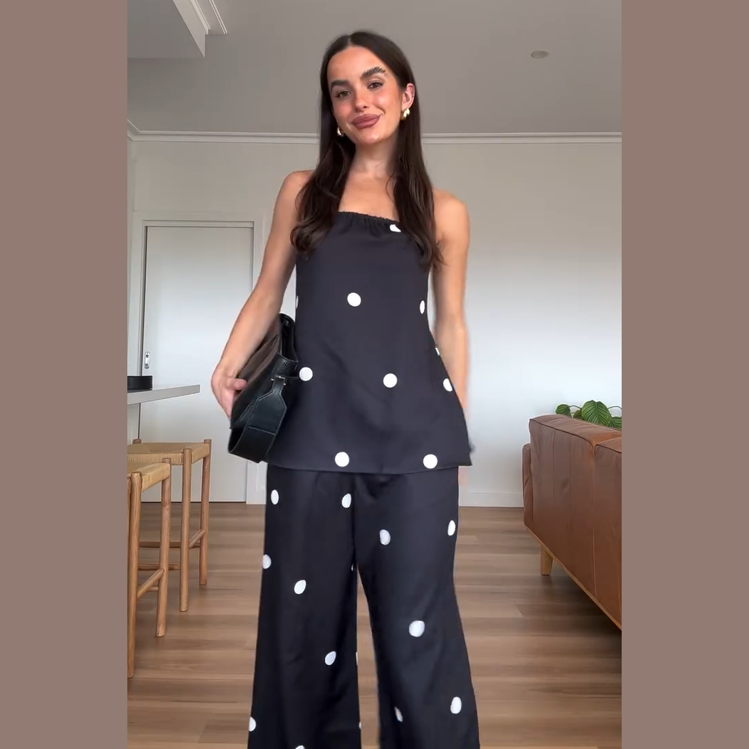 conjunto elvira - elegancia con un toque divertido