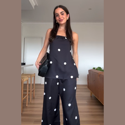 conjunto elvira - elegancia con un toque divertido