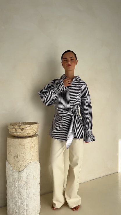 Emma Camisa de rayas que transforma cualquier look