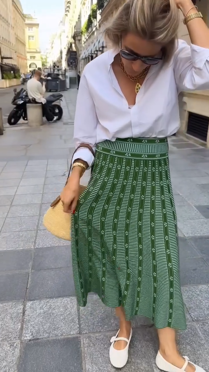 falda  adelaida - look versatil frescura y estilo