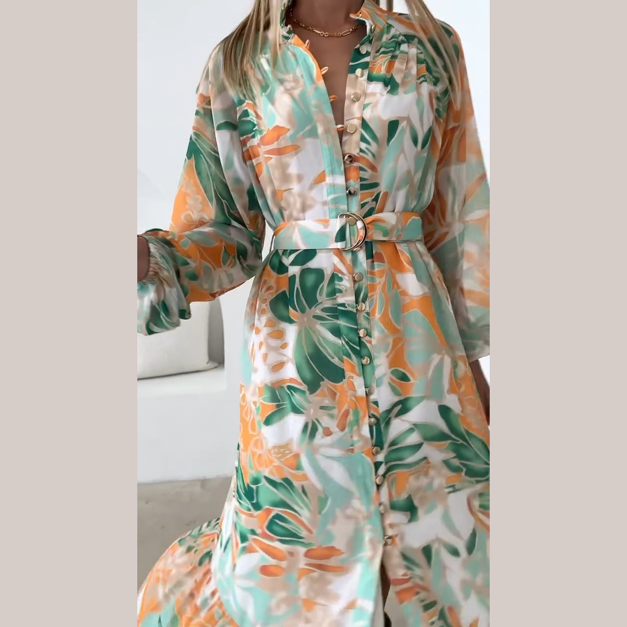 vestido camisero largo - convierte lo cotidiano en especial