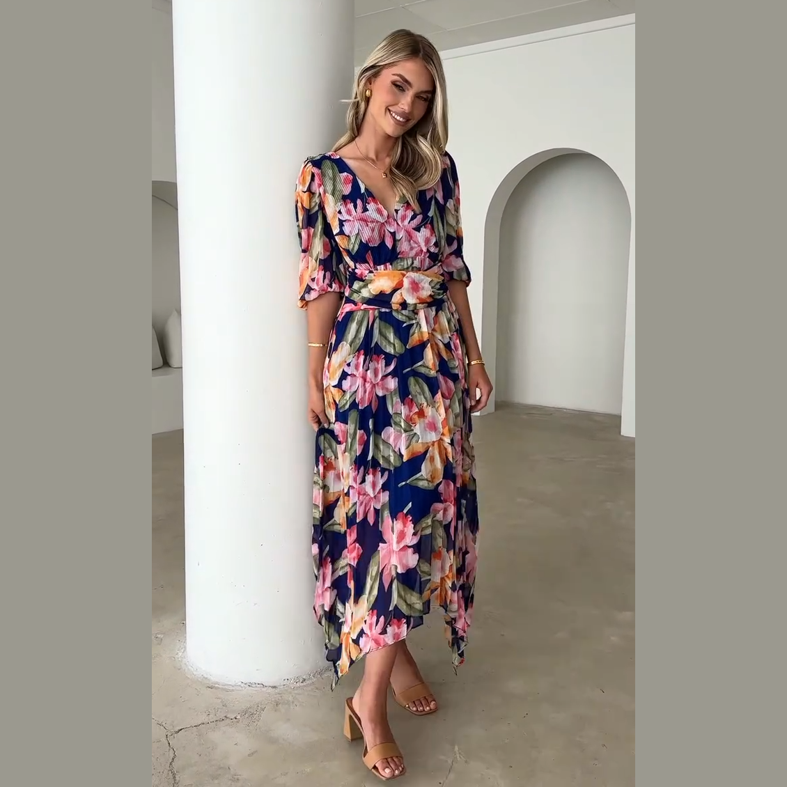 vestido florinda - movimiento y elegancia