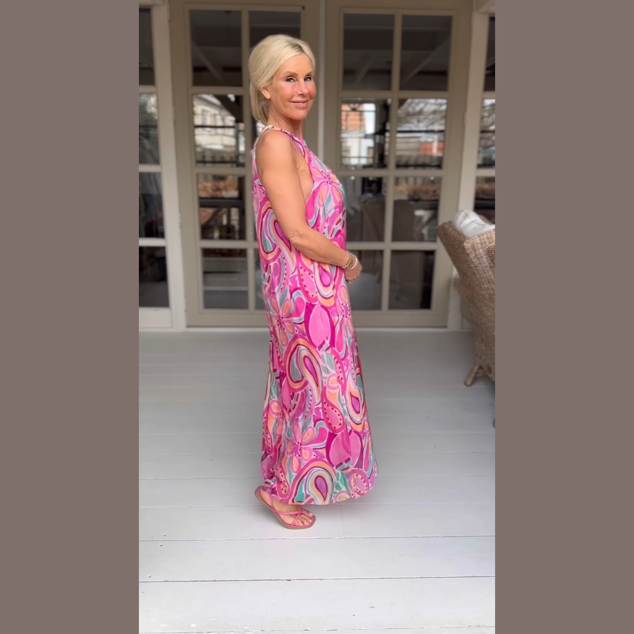 vestido luciana - estilo y libertad de movimiento