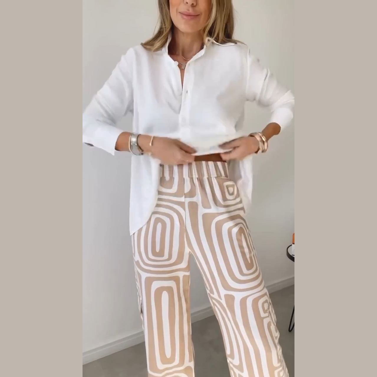conjunto polita - elegancia,  comodidad y frescura