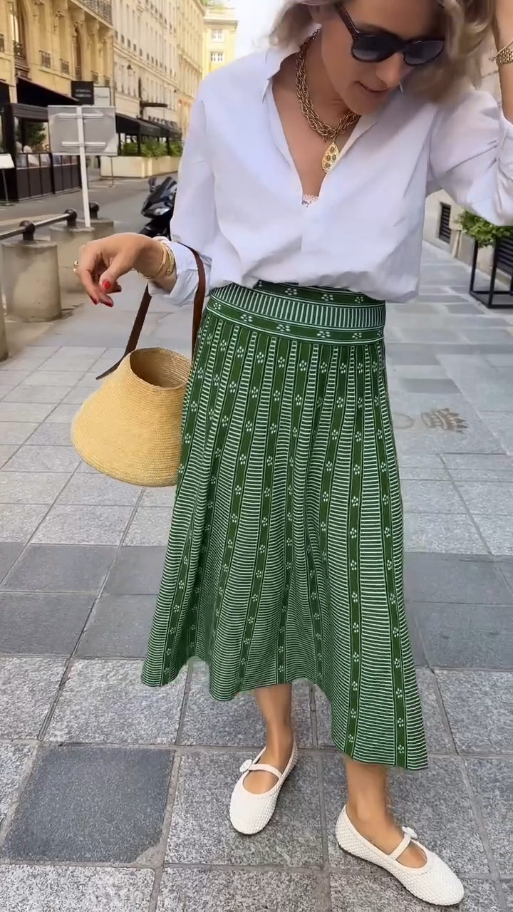 falda  adelaida - look versatil frescura y estilo