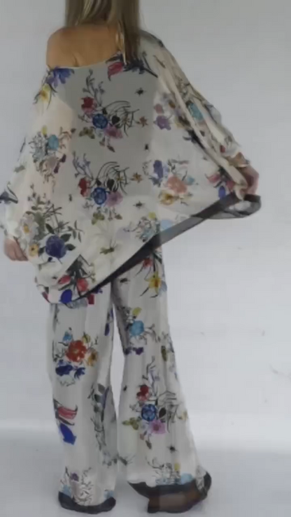 Laura Conjunto floral respira frescura y estilo