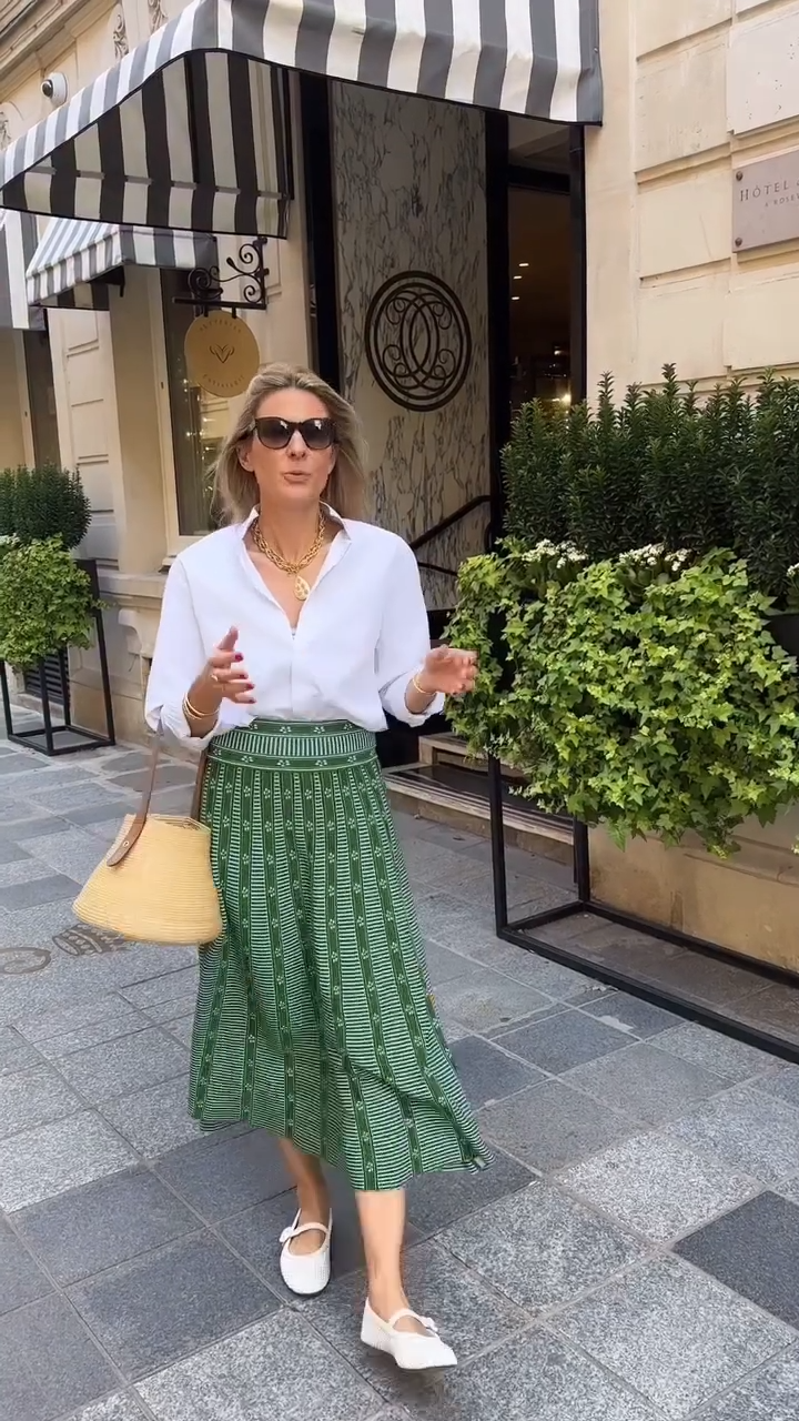 falda  adelaida - look versatil frescura y estilo