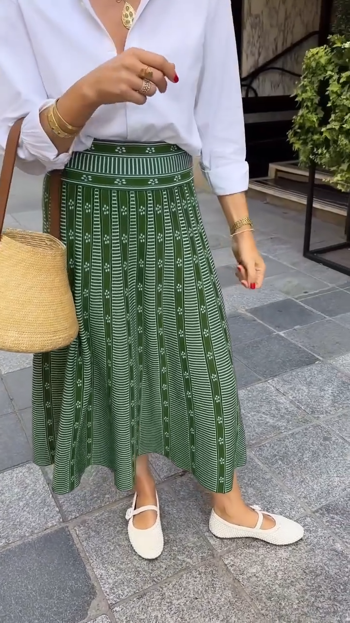 falda  adelaida - look versatil frescura y estilo